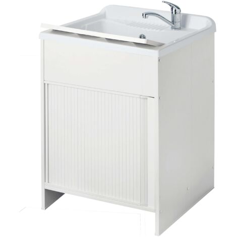 Mobile Lavatoio in PVC 60x60x85 cm Serranda e Asse Forlani Laundry Shutter