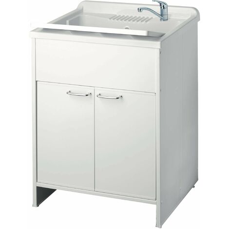 Mobile Lavatoio in PVC 2 Ante Forlani Honest Bianco Varie Misure