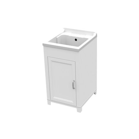 Mobile Lavatoio in Resina 45x50 Lavanderia Vasca Plastica Pilozzo Esterno