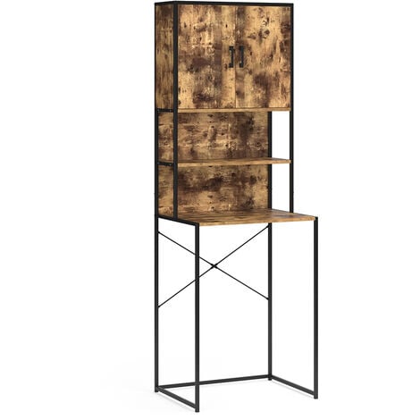 Mobile lavatrice Fyrk, Rovere rustico, 64 x 189 cm, Vicco