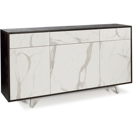 Hovothy Mobile Credenza 60x40x120cm Mobiletto Arredo Cucina Mobiletto  Ingresso Sala Mobile Da Cucina Credenza Bagno Mobile Basso Cucina Mobili  Per Soggiorno Buffet Marrone : : Casa e cucina