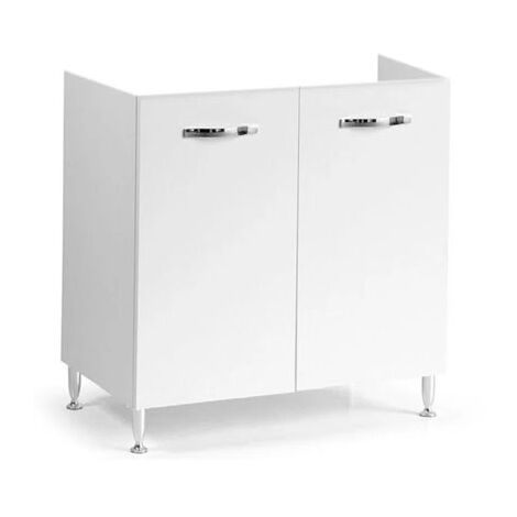 AZUR LINE Sottolavello cucina componibile con ante 80 cm bianco