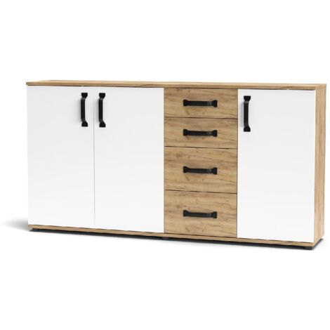 MOBILE MOSSO 3A+4C O5 CM 160X32X83 ROVERE GOLD/BIA