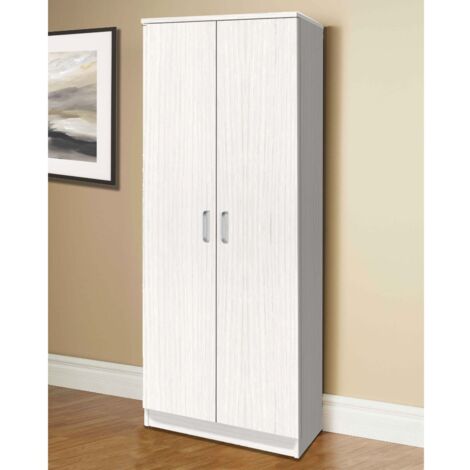 MOBILE MULTIUSO CM 71X38 H. 182 ROVERE SBIANCATO
