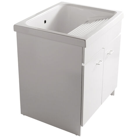 Mobile Osiride a terra cm. 75x65 a due ante, con lavatoio con