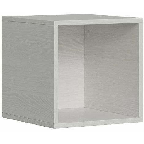 Mobile Pensile a Giorno 40x40x39,5 cm Bianco Frassino