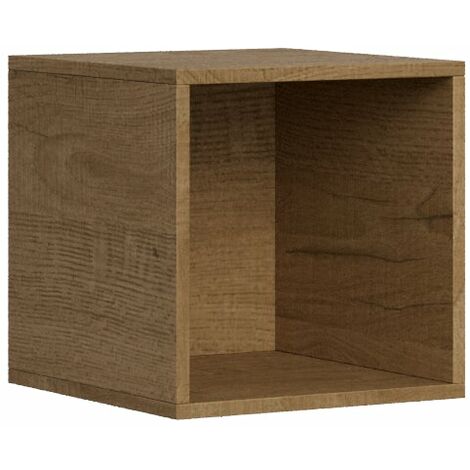 Mobile Pensile a Giorno 40x40x39,5 cm Quercia Naturale