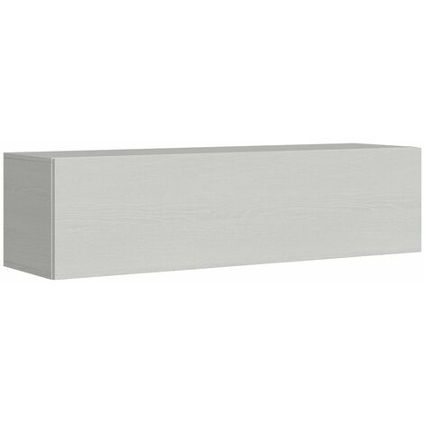 Mobile Pensile con Anta a Ribalta 153,6x40x39,5 cm Bianco Frassino