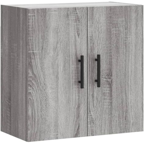 Mobile Pensile Grigio Sonoma 60x31x60 cm in Legno Multistrato vidaXL