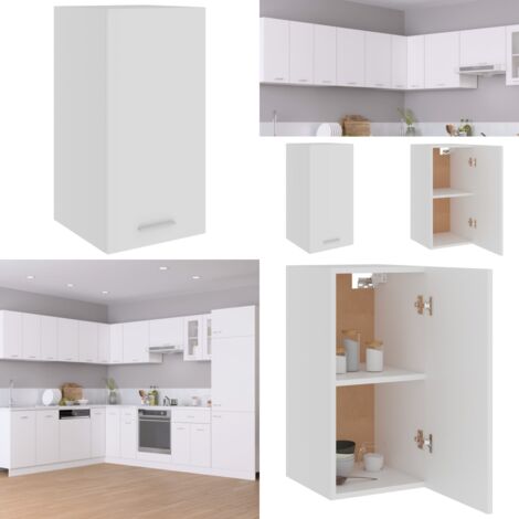 Mobile Pensile “Lyon” Bianco 29,5x31x60 cm - Unità da cucina a muro - Spazio verticale