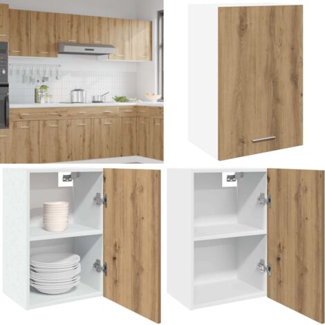 Mobile Pensile “Lyon” Rovere Artigianale 40x31x60 cm - Armadio a parete - Armadio cucina