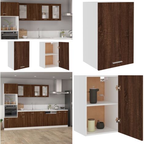 Mobile Pensile “Lyon” Rovere Marrone 39,5x31x60cm - Armadio da cucina - Armadio a muro