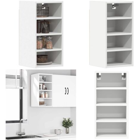 Mobile Pensile “Riga” Bianco 30x29,5x60 cm - Armadio a parete - Armadietto cucina