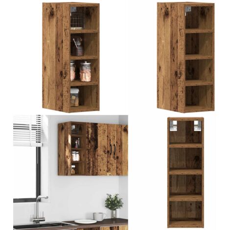 Mobile Pensile “Riga” Legno Antico 20x29,5x60 cm - Armadietto pensile - Cucina