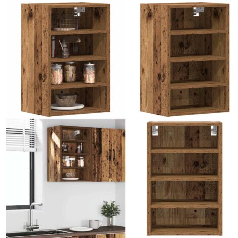 Mobile Pensile “Riga” Legno Antico 40x29,5x60 cm - Armadio a parete - Armadio mobile