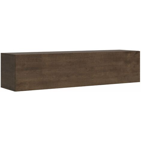 Mobile Pensile TV con Anta a Ribalta e Foro Passacavi 173,6x40x39,5 cm Noce