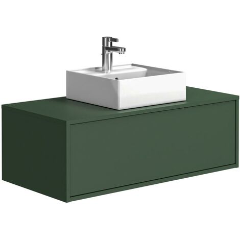 Mobile Bagno Milu' 50 cm Sospeso con Toppino per Lavabo in Appoggio