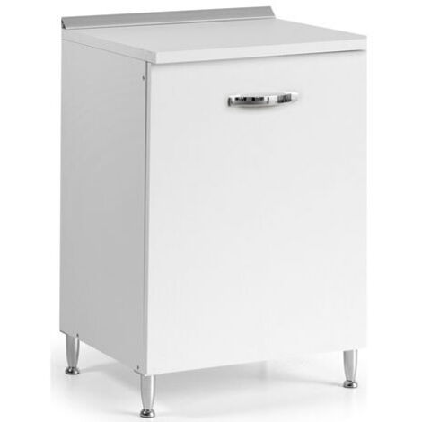 Mobile per cucina componibile con anta 60 cm bianco