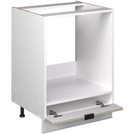 Mobile per forno da incasso Fame-Line, GrigioBeige, 60 cm senza piano di lavoro, Vicco