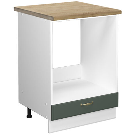 Mobile per forno da incasso Fame-Line, Verde-oro Country House, 60 cm , PL Rovere, Vicco