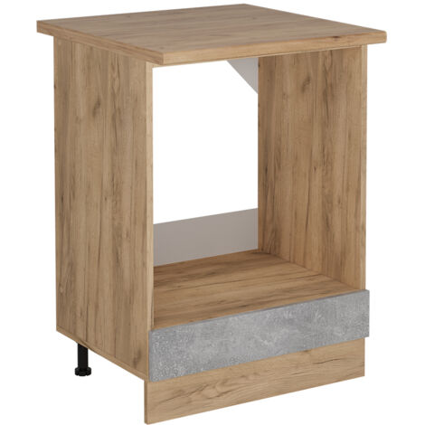 Mobile per forno da incasso R-Line, Calcestruzzo, 60 cm , PL Rovere, Vicco
