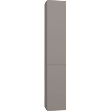 Mobile per lavatrice, 30 x 64 x 180 cm, Antracite / Rovere Artigianale
