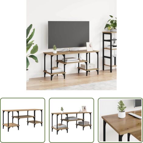 Mobile per TV -  Mobile TV Rovere artigianale 102 x 35 x 45,5 cm