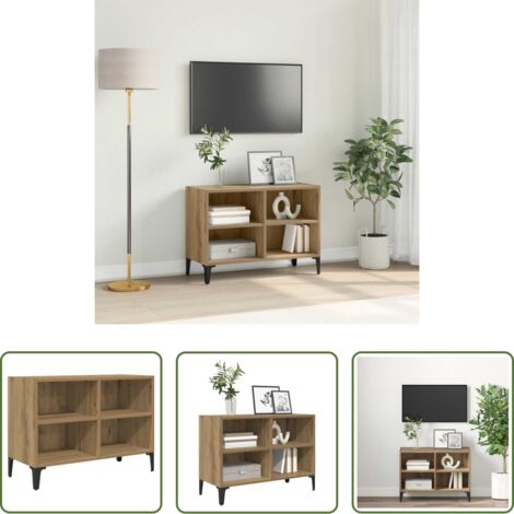 Mobile per TV -  Set mobile TV Marrone 69,5 x 30 x 50 cm Legno multistrato