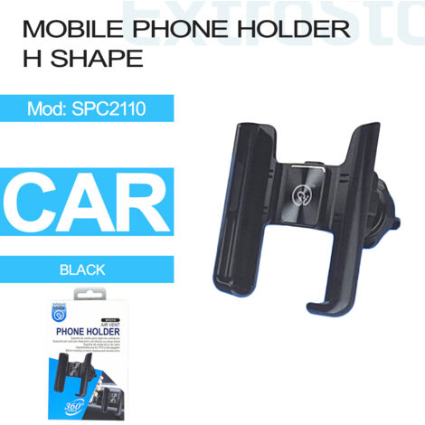 Mobile Phone Holder, Black, H Shape
