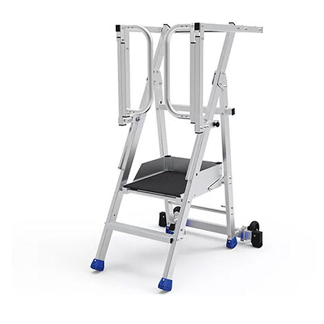 Mobile Podestleiter klappbar 2 Stufen -  Maximale Arbeitshöhe 2.50m - PIRL2RM-PS
