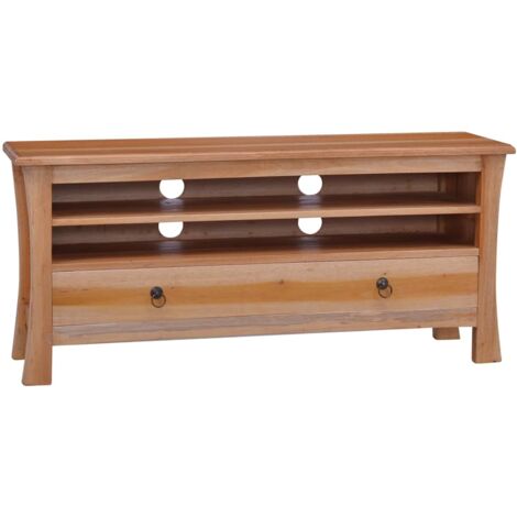 Mobile Porta TV Classico 100x30x45 cm Legno di Mogano Colori Diversi