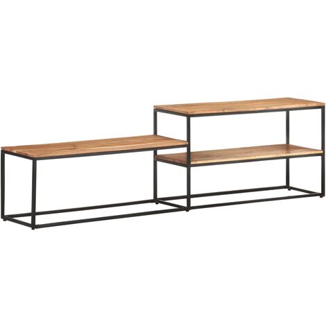 Mobile Porta TV 180x30x50 cm in Legno Massello di Acacia vidaXL
