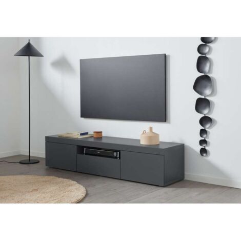 WEB FURNITURE porta TV SKEMA Antracite Opaco disponibile in 3 misure