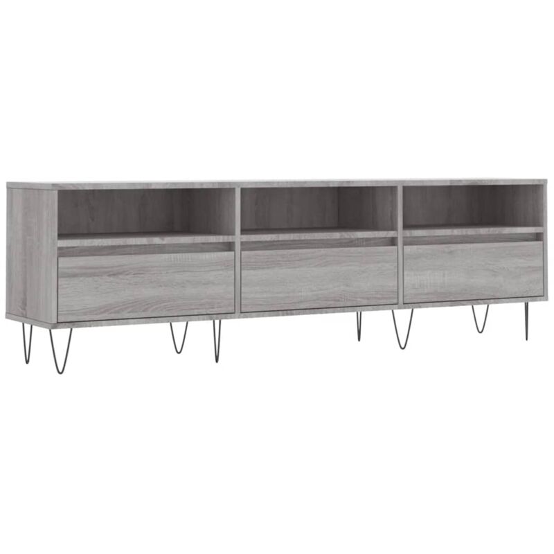 Mobile Porta tv Grigio Sonoma 150x30x44,5 cm Legno Multistrato vidaXL - Grigio