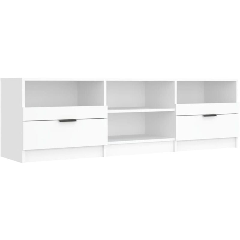 Mobile Porta TV Bianco 150x33,5x45 cm in Legno Multistrato vidaXL