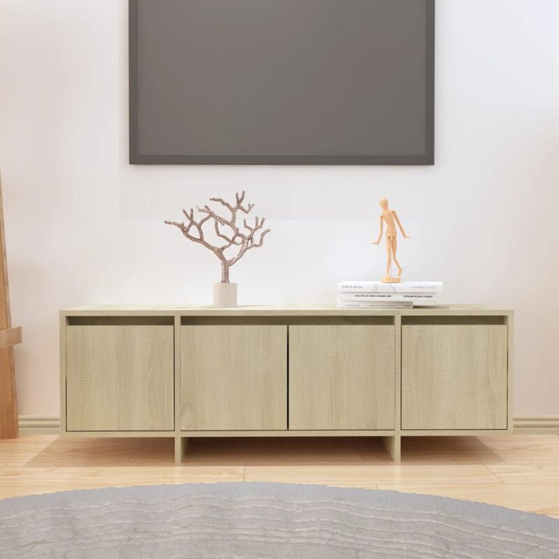 Maison du'Monde - Mobile Porta tv Rovere Sonoma 120x30x40,5 cm in - Beige