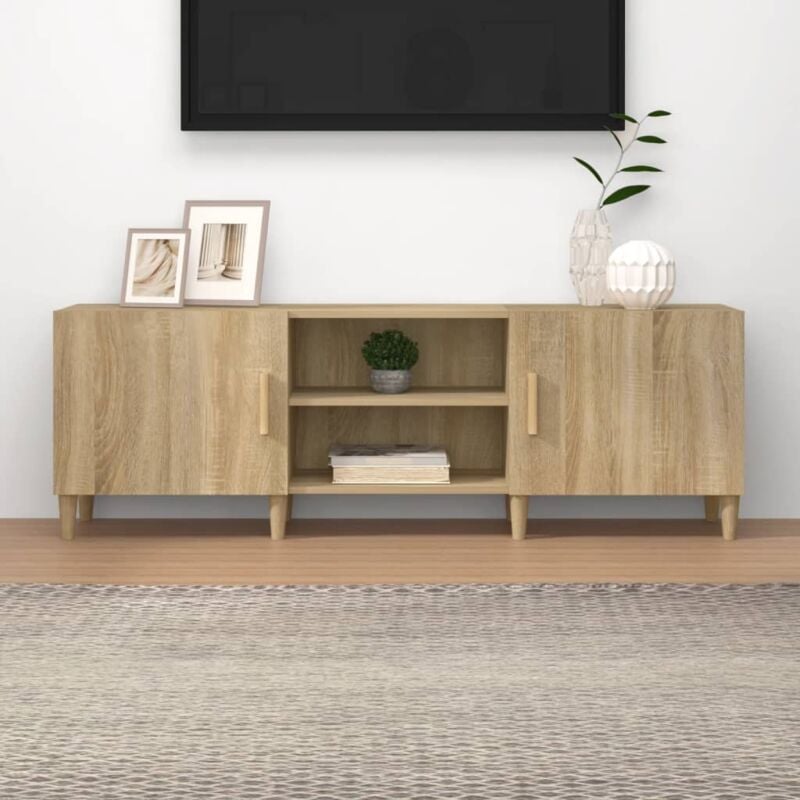 VidaXL Mobile Porta tv Rovere Sonoma 150x30x50 cm Legno Multistrato