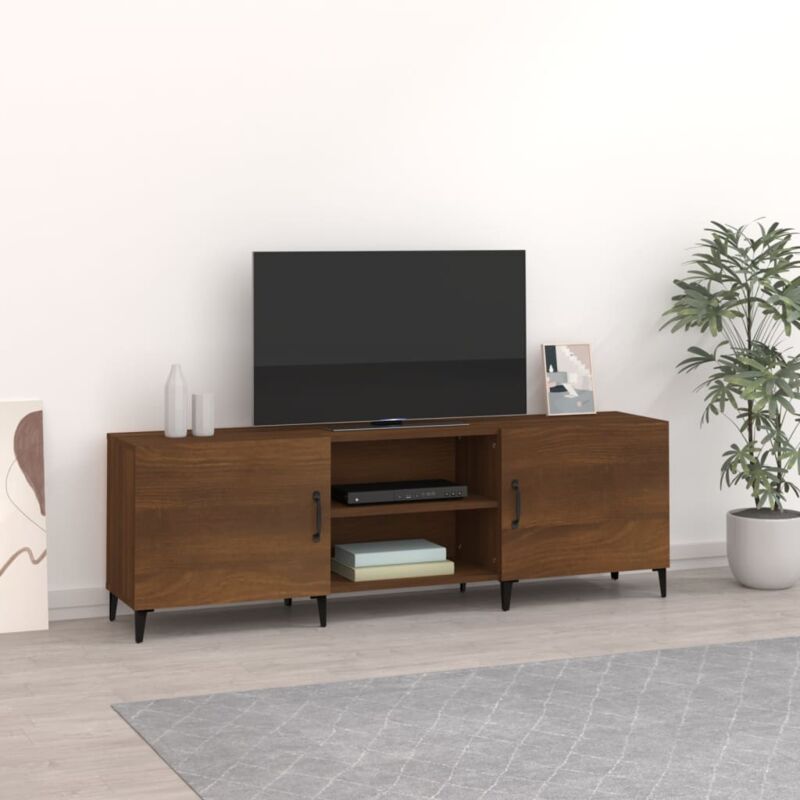 VidaXL Mobile Porta tv Rovere Marrone 150x30x50cm in Legno Multistrato