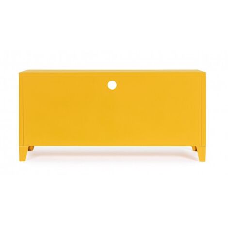 Mobile porta TV "Cambridge" per interno 120,5 x h 58,5 cm -Giallo