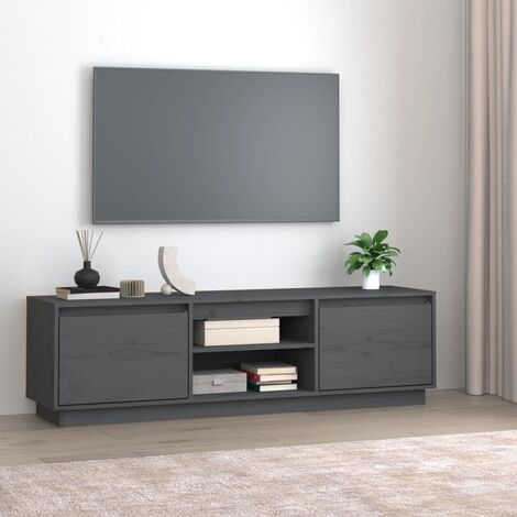 homiuse Mobile Porta TV Grigio 120x35x43 cm Mobile Tv Soggiorno