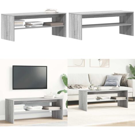 Mobile Porta TV Grigio Sonoma 100x40x40 cm in Legno Multistrato - TV Stand - Mobile Porta TV