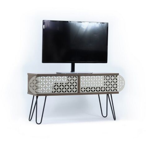 Mobile porta Tv Illia 106x30x48H MT190111 colore noce
