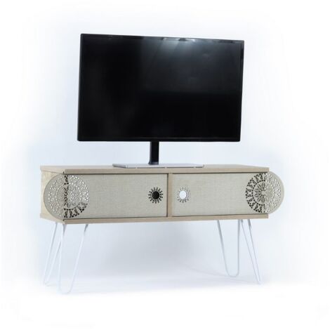Mobile porta Tv Illia 106x30x48H MT190122 colore rovere