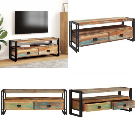 Mobile Porta TV in Legno Massello di Recupero - TV stand in legno massello - Mobile in legno riciclato