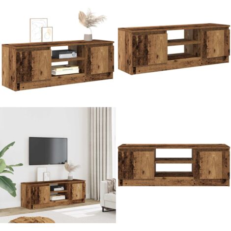 Mobile Porta TV Legno Antico 102x30x36 cm Legno Multistrato - Mobile porta TV - Mobile in legno