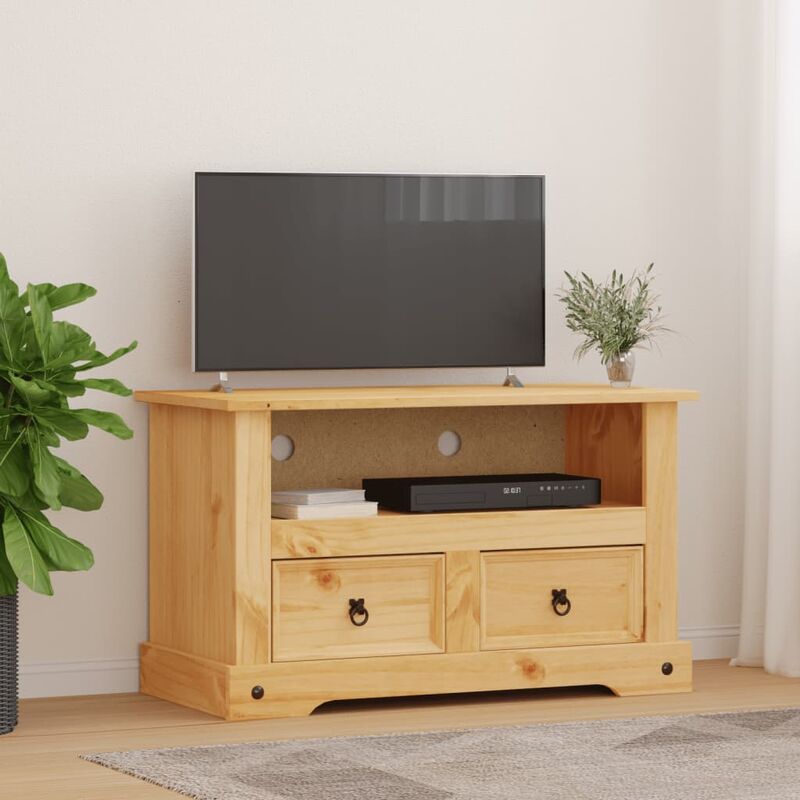 vidaXL Mobile Porta TV Legno Pino Messicano Corona Range Armadietto Credenza