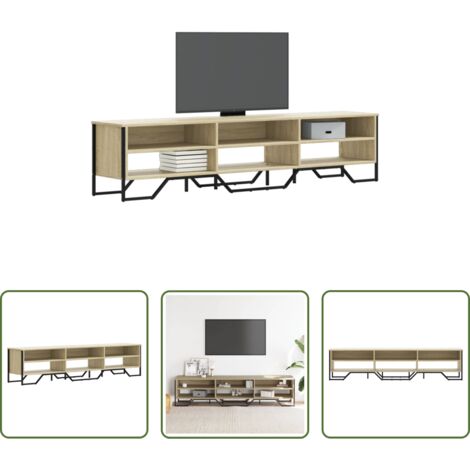 Mobile porta TV -  Mobile Porta TV Rovere Sonoma 180x34x41 cm Legno Multistrato