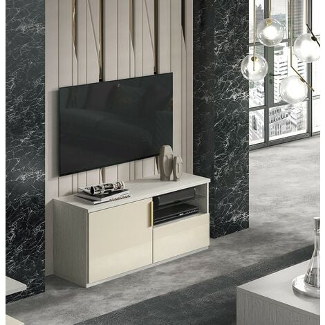 ML-Design Mobile Porta TV in Legno MDF Bianco 120 x 36 x 40 cm Armadio