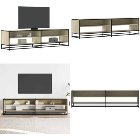 Mobile Porta TV Rovere Sonoma 180,5x40x46 cm in Truciolato - TV Stand - Mobile Porta TV