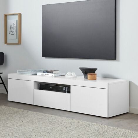 Mobile porta TV SKEMA Bianco Lucido disponibile in 3 misure